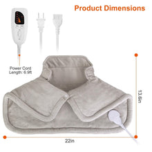 Load image into Gallery viewer, Large Weighted Heating Pad for Neck and Shoulders