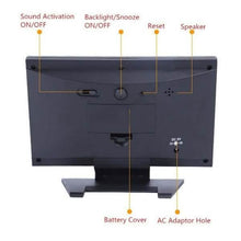 Load image into Gallery viewer, LCD Color Screen Digital Backlight Snooze Alarm Clock