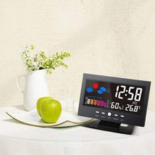 Load image into Gallery viewer, LCD Color Screen Digital Backlight Snooze Alarm Clock