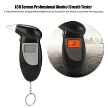 Load image into Gallery viewer, LCD Screen Professional Alcohol Breathalyzer Tester