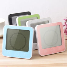 Load image into Gallery viewer, LCD Screen Waterproof Digital Bathroom Digital Bathroom Shower Kitchen Clock Timer with Alarm Waterproof for Water Splashes Visual Countdown Timer Time Management Wall Clock Temperature Humidity Countdown Time Function Wash Shower Hanging Clocks Timer