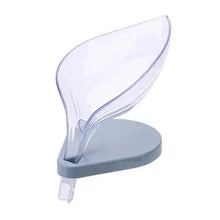 Load image into Gallery viewer, Leaf Shape Soap Box Bathroom soap holder Dish Storage Plate Tray Bathroom Soap Holder Case Bathroom Supplies bathroom gadgets Drainage Soap Holder-Leaf Soap Storage Box-Vertical Manual Soap Holder-Suction Cup Drain Soap Box for Shower Bathroom Kitchen