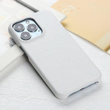 Load image into Gallery viewer, Leather Case For iPhone 14 13 12 Pro Max 13 Mini 14 Back Cover Simple Classic Quality Shockproof High Protection Leather Soft Grip Phone Back Cover For iPhone