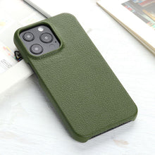 Load image into Gallery viewer, Leather Case For iPhone 14 13 12 Pro Max 13 Mini 14 Back Cover Simple Classic Quality Shockproof High Protection Leather Soft Grip Phone Back Cover For iPhone