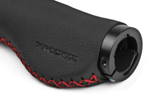 Load image into Gallery viewer, Leather City Mountain Bike Handlebar Cover Handle Grips Bar End Non-slip Aluminum Lock Ergonomic Design Non-Slip Microfiber Leather Bicycle Grip With Aluminum Alloy Dual Lock-On Bicycle Handle Bar Covers For Mountain Road Bike