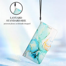 Load image into Gallery viewer, Leather Flip Phone Case For iPhone 14 13 12 Mini 11 Pro XS Max Cute Card Slot Wallet Cover Marble Pattern PU Leather Shockproof Flip Wallet Case with Stand Magnetic Money Pouch Silicone Bumper Phone Case