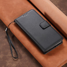 Load image into Gallery viewer, Leather Flip Wallet Case For Xiaomi Redmi Note 11 10 9 8 7 6 5 Pro 4X 8T 9T 9A 9C 6A 8A 7A POCO M3 X3 NFC Mi 10 11 Protect Cover Premium Faux Leather Wallet Case Flip Cover For Redmi