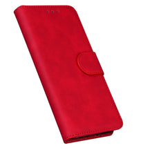 Load image into Gallery viewer, Leather Phone Case Wallet Cover For iPhone XR XS 10 11 Pro 12 mini 13 Pro Max Flip Stand Case Simple Skin-Friendly PU Leather Case Wallet Protective Case Flip Shockproof Mobile Phone Case