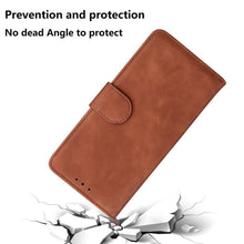 Load image into Gallery viewer, Leather Phone Case Wallet Cover For iPhone XR XS 10 11 Pro 12 mini 13 Pro Max Flip Stand Case Simple Skin-Friendly PU Leather Case Wallet Protective Case Flip Shockproof Mobile Phone Case