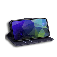 Load image into Gallery viewer, Leather Phone Case Wallet Cover For iPhone XR XS 10 11 Pro 12 mini 13 Pro Max Flip Stand Case Simple Skin-Friendly PU Leather Case Wallet Protective Case Flip Shockproof Mobile Phone Case
