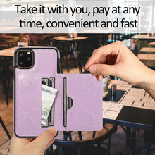 Load image into Gallery viewer, Leather Wallet Case For iPhone 11 Pro Max XS Max XR X 8 7 6S 6Plus 5 5S With Stand Card Pocket Case Cover Shockproof Texture PU Leather Wallet Cover