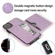 Load image into Gallery viewer, Leather Wallet Case For iPhone 11 Pro Max XS Max XR X 8 7 6S 6Plus 5 5S With Stand Card Pocket Case Cover Shockproof Texture PU Leather Wallet Cover