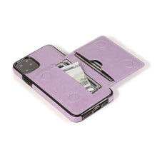 Load image into Gallery viewer, Leather Wallet Case For iPhone 11 Pro Max XS Max XR X 8 7 6S 6Plus 5 5S With Stand Card Pocket Case Cover Shockproof Texture PU Leather Wallet Cover