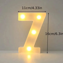 Load image into Gallery viewer, LED Alphabet Light