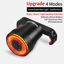 Load image into Gallery viewer, LED Bicycle Waterproof USB Charging Taillight Cycling Flashlight Auto Brake Sensing Smart Bicycle Rear Brake Lights Braking Sensing Taillights USB Rechargeable Ultra Bright LED Warning Bicycle Flashlight