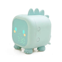 Load image into Gallery viewer, Led Cartoon Alarm Clock Voice Control Digital