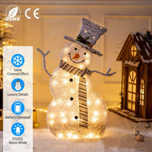 Load image into Gallery viewer, LED Christmas Snowman Decoration