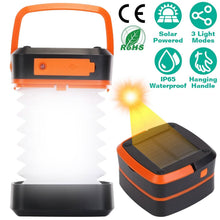 Load image into Gallery viewer, LED Collapsible Solar Camping Lantern