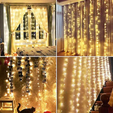 Load image into Gallery viewer, LED Curtain String Lights Home Decor Lights