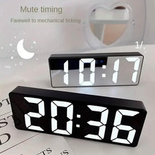 Load image into Gallery viewer, LED Digital Alarm Clock with Dual Alarms, Voice Control and more