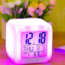 Load image into Gallery viewer, LED Digital Smart Alarm Clock Electronic Desktop Clocks LCD Display Showing Time Alarm Date Bedside Alarm Clocks with Snooze for Bedroom Kitchen Office Battery Operated Watch Table Electronic Desktop Clocks USB Wake Up Clock Wake Up Time