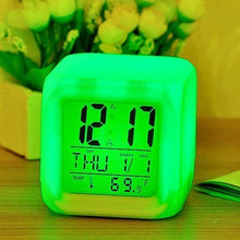 Load image into Gallery viewer, LED Digital Smart Alarm Clock Electronic Desktop Clocks LCD Display Showing Time Alarm Date Bedside Alarm Clocks with Snooze for Bedroom Kitchen Office Battery Operated Watch Table Electronic Desktop Clocks USB Wake Up Clock Wake Up Time