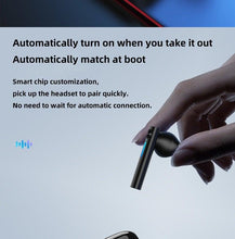 Load image into Gallery viewer, LED Display Bluetooth 5.0 Wireless Headphone Magnetic 9D Stereo Sound Earbud Sports Easy Pairing Earphone With Microphone Bluetooth In Ear Built-in Mic Headset For Sport Black Headphones Wireless Light Weight Design