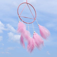 Load image into Gallery viewer, LED Dream Catcher Lamp Flying Wind Chimes Lighting Dream-catcher Handmade Ornaments Traditional Gifts Feather Pendant Romantic Creative Wall Hanging Home Wall Decoration Ornament Craft Native American Style