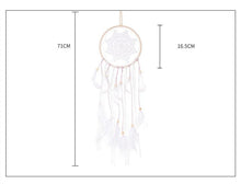 Load image into Gallery viewer, LED Dream Catcher Lamp Flying Wind Chimes Lighting Dream-catcher Handmade Ornaments Traditional Gifts Feather Pendant Romantic Creative Wall Hanging Home Wall Decoration Ornament Craft Native American Style