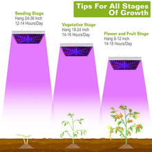 Load image into Gallery viewer, LED Grow Light Full Spectrum Hanging
