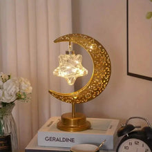 Load image into Gallery viewer, LED Iron Moon Lamp