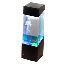 Load image into Gallery viewer, LED Jellyfish Night Light Tank Aquarium Style LED Lamp Sensory Autism Lava Lamp LED Desk Lamp Home Décor USB Power Cute Study Lamps for Bedroom Décor