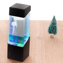 Load image into Gallery viewer, LED Jellyfish Night Light Tank Aquarium Style LED Lamp Sensory Autism Lava Lamp LED Desk Lamp Home Décor USB Power Cute Study Lamps for Bedroom Décor