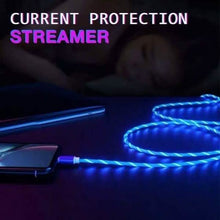 Load image into Gallery viewer, LED Light USB Charger Cable 3-in-1 Fast Charging