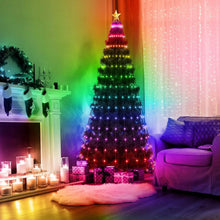 Load image into Gallery viewer, LED Lights Collapsible Christmas Tree Light with Remote App Control