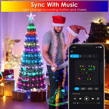 Load image into Gallery viewer, LED Lights Collapsible Christmas Tree Light with Remote App Control