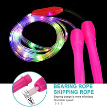 Load image into Gallery viewer, LED Luminous Jump Ropes Skipping Rope Cable For Kids Adjustable Plastic Jump Rope Skipping Rope Outdoor Jump Ropes For Night Exercise Fitness Training Sports