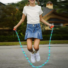 Load image into Gallery viewer, LED Luminous Jump Ropes Skipping Rope Cable For Kids Adjustable Plastic Jump Rope Skipping Rope Outdoor Jump Ropes For Night Exercise Fitness Training Sports