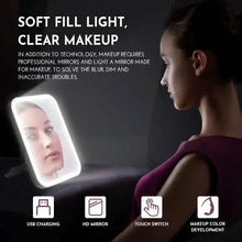 Load image into Gallery viewer, LED Makeup Mirror Touch Screen 3 Light Portable Standing Folding Vanity Mirror