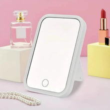 Load image into Gallery viewer, LED Makeup Mirror Touch Screen 3 Light Portable Standing Folding Vanity Mirror