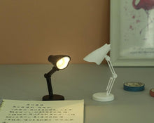 Load image into Gallery viewer, LED Mini Desk Lamp Foldable Magnetic Night Light Bedroom Study Reading Book Lamps With Clip Eye Protection Bedside Lights Decorative Table Lamp Cute Study Lamps for Bedroom Décor