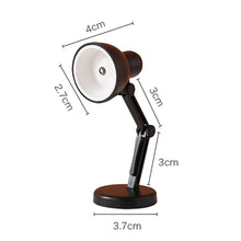 Load image into Gallery viewer, LED Mini Desk Lamp Foldable Magnetic Night Light Bedroom Study Reading Book Lamps With Clip Eye Protection Bedside Lights Decorative Table Lamp Cute Study Lamps for Bedroom Décor