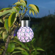 Load image into Gallery viewer, LED Outdoor Solar Lights Garden Light Chandelier Hanging Lamp