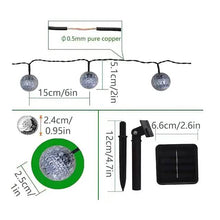 Load image into Gallery viewer, LED Outdoor Solar String Lights