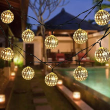 Load image into Gallery viewer, LED Outdoor Solar String Lights