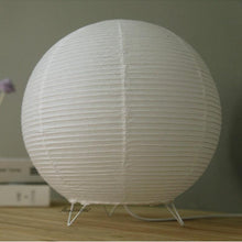 Load image into Gallery viewer, LED Paper Lantern Desk Lamp Creative Radio Table Lamps Kids Baby Feeding Small Night Light Bedroom Bedside Lamp Lights Art Decor Cute Study Lamps for Bedroom Décor