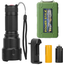 Load image into Gallery viewer, LED Rechargeable Zoomable Flashlight