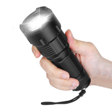 Load image into Gallery viewer, LED Rechargeable Zoomable Flashlight