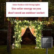 Load image into Gallery viewer, LED Solar Ivy Leaf String Light