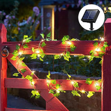 Load image into Gallery viewer, LED Solar Ivy Leaf String Light